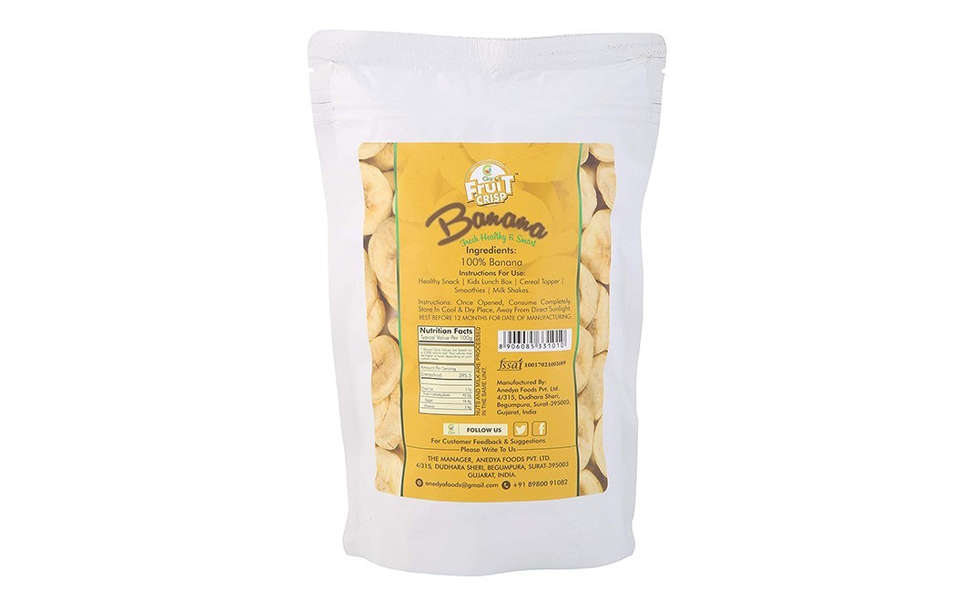 Cira Fruit Crisp Banana Sliced   Pack  60 grams
